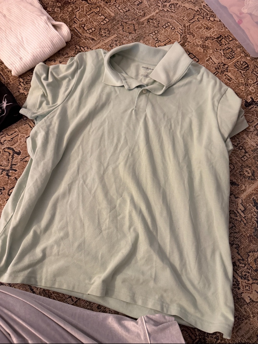 Goodfellow & Co Men's Mint Green Polo Shirt